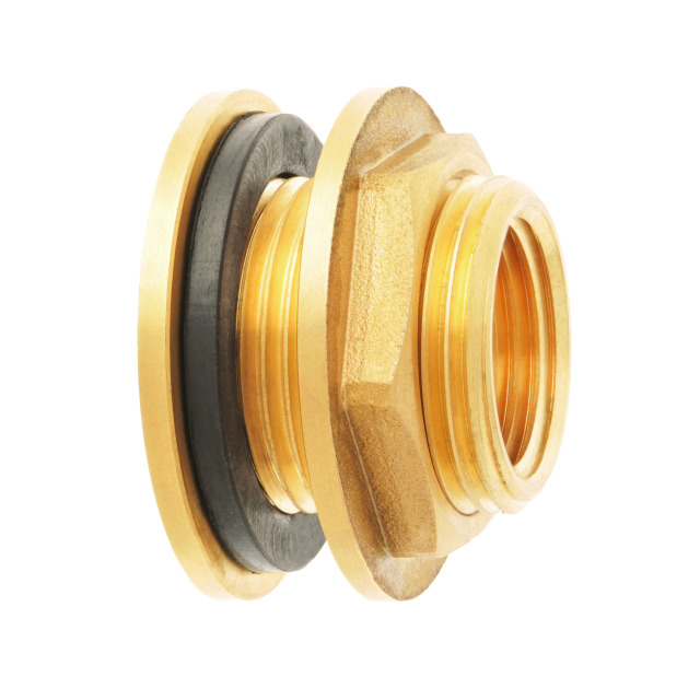 Messing-Verschraubung IG ¾" / AG 1" 