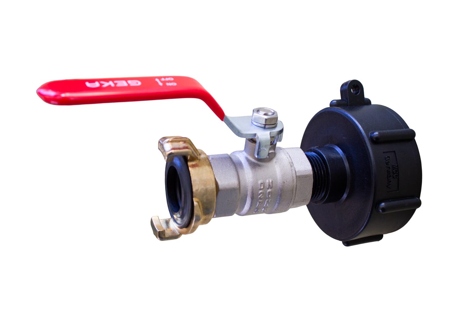 Anschlusshahn für IBC-Container 