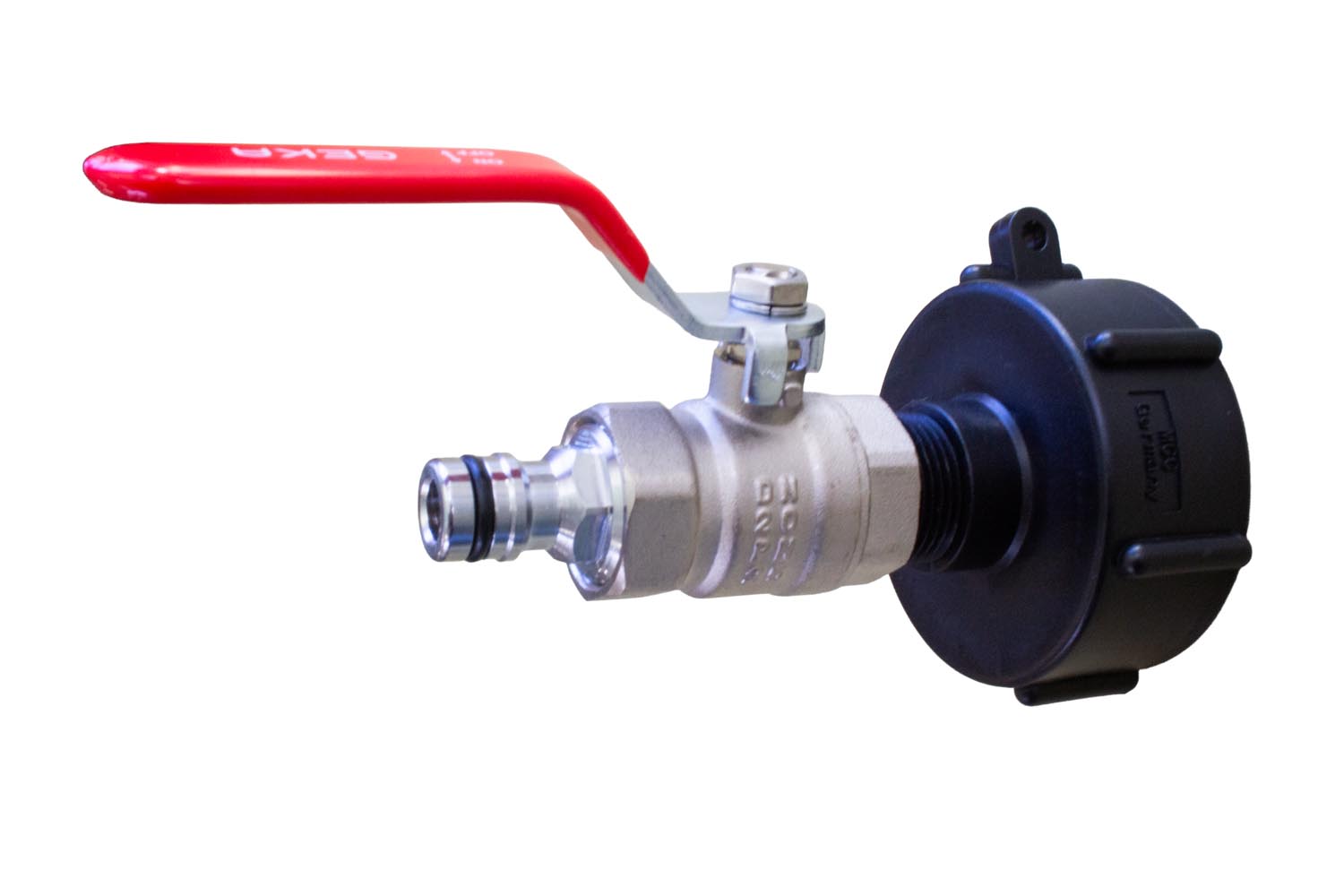 Anschlusshahn für IBC-Container 