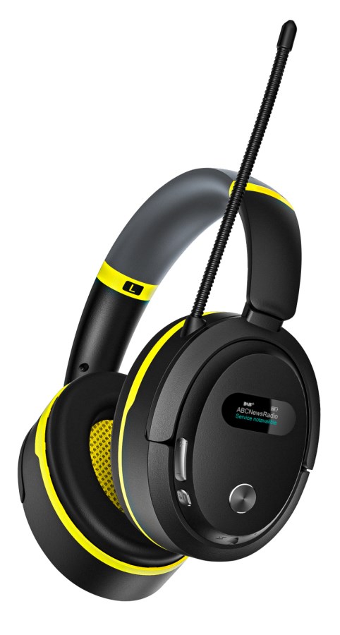 Kopfhörer, Headset, Over-Ear, Drahtlos, Gummi-Schallschutz