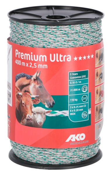 Weidezaunlitze Premium Ultra 
