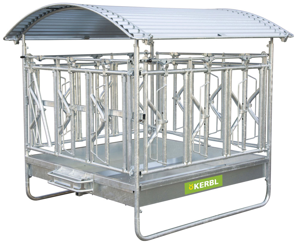 Viereckraufe mit Selbstfangfressgitter 