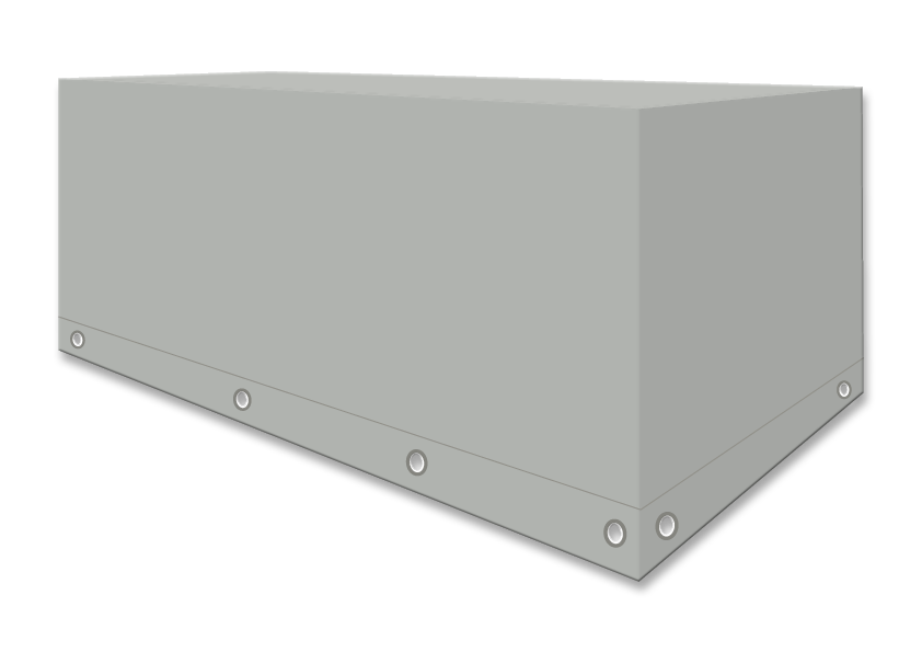 Abdeckhaube 400 g/m² rechteckig 