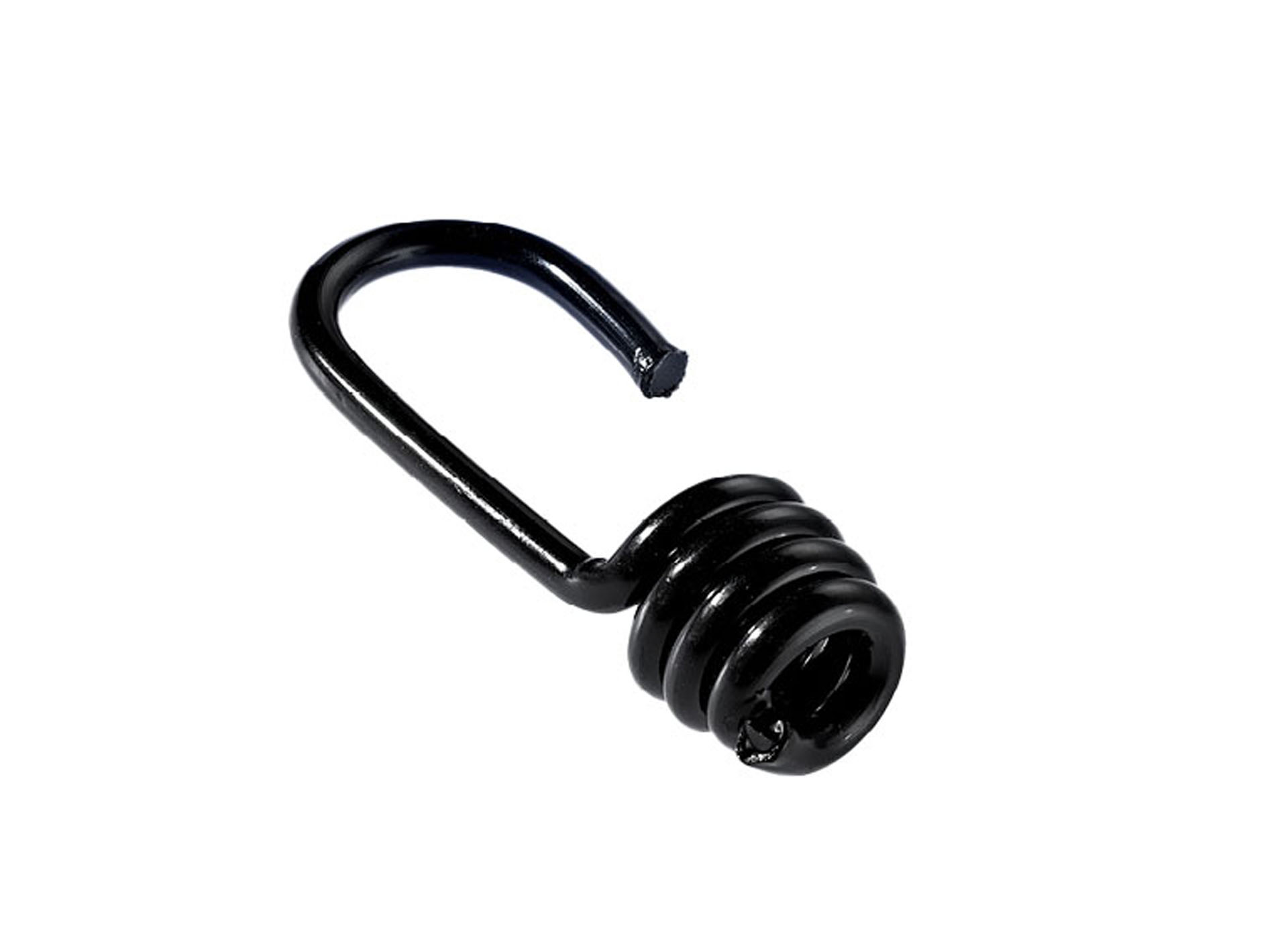 Spiralhaken schwarz KS-beschichtet 