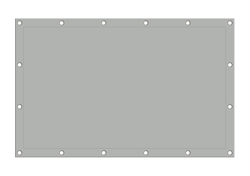 PVC-Blache 400 g/m² rechteckig 