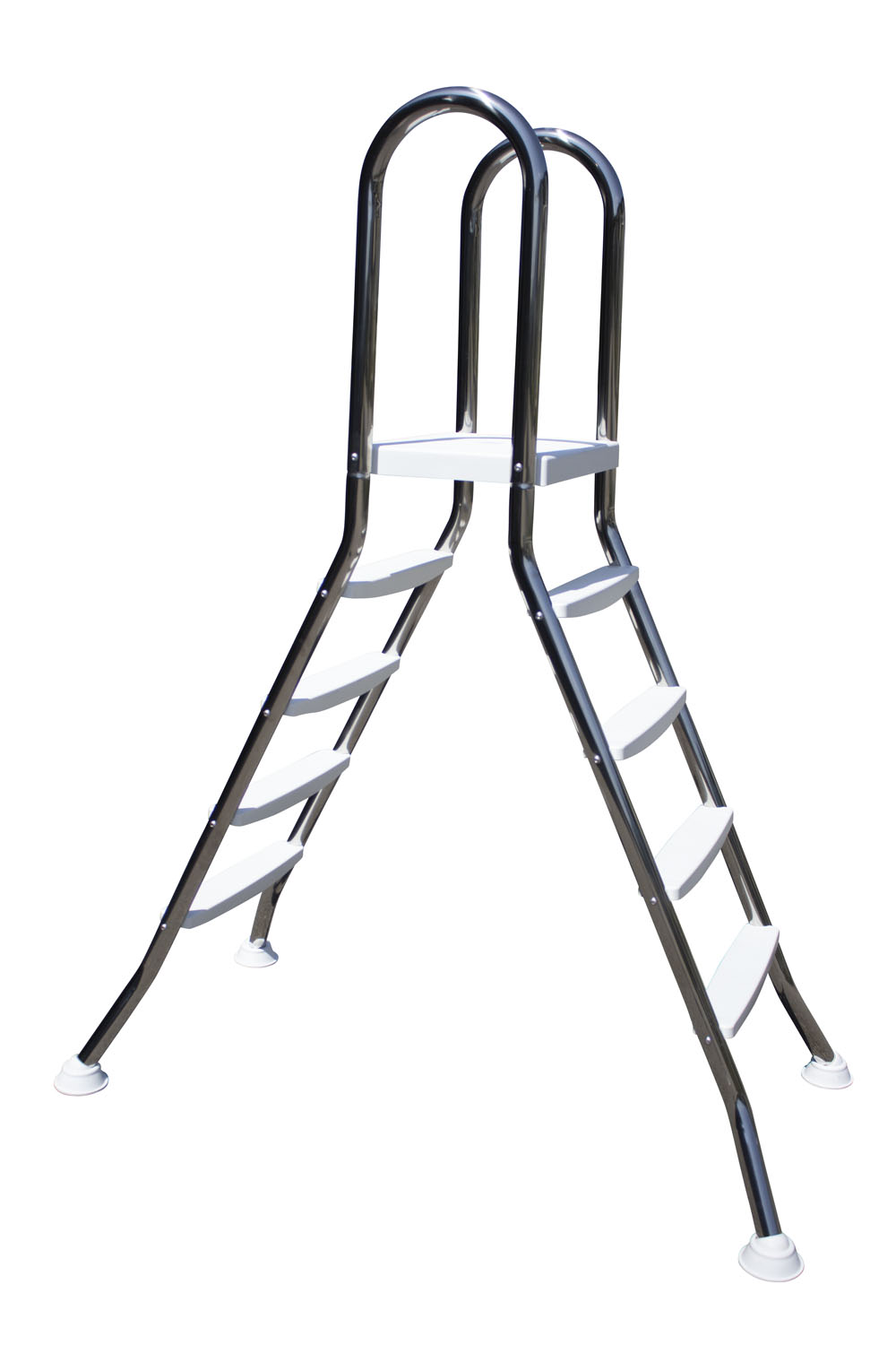 Edelstahl-Hochbeckenleiter 