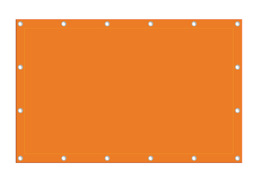 PVC-Blache 650 g/m² rechteckig 