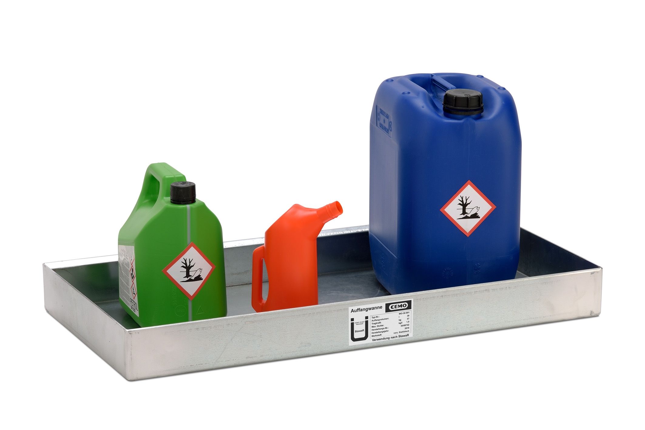 Kleingebindewanne aus Stahl 