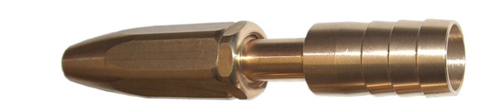 Strahlrohr mit Stutzen f. Schlauch Ø 19 mm