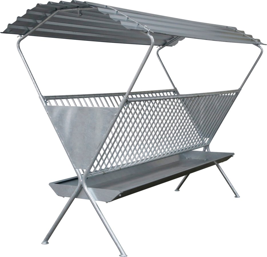 Futterraufe mit Dach 