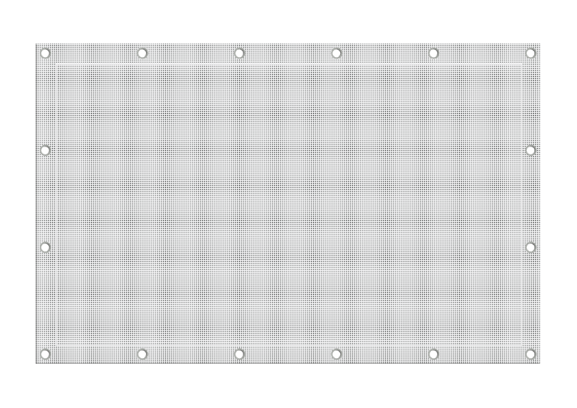 Schattiernetz S-2000 rechteckig 
