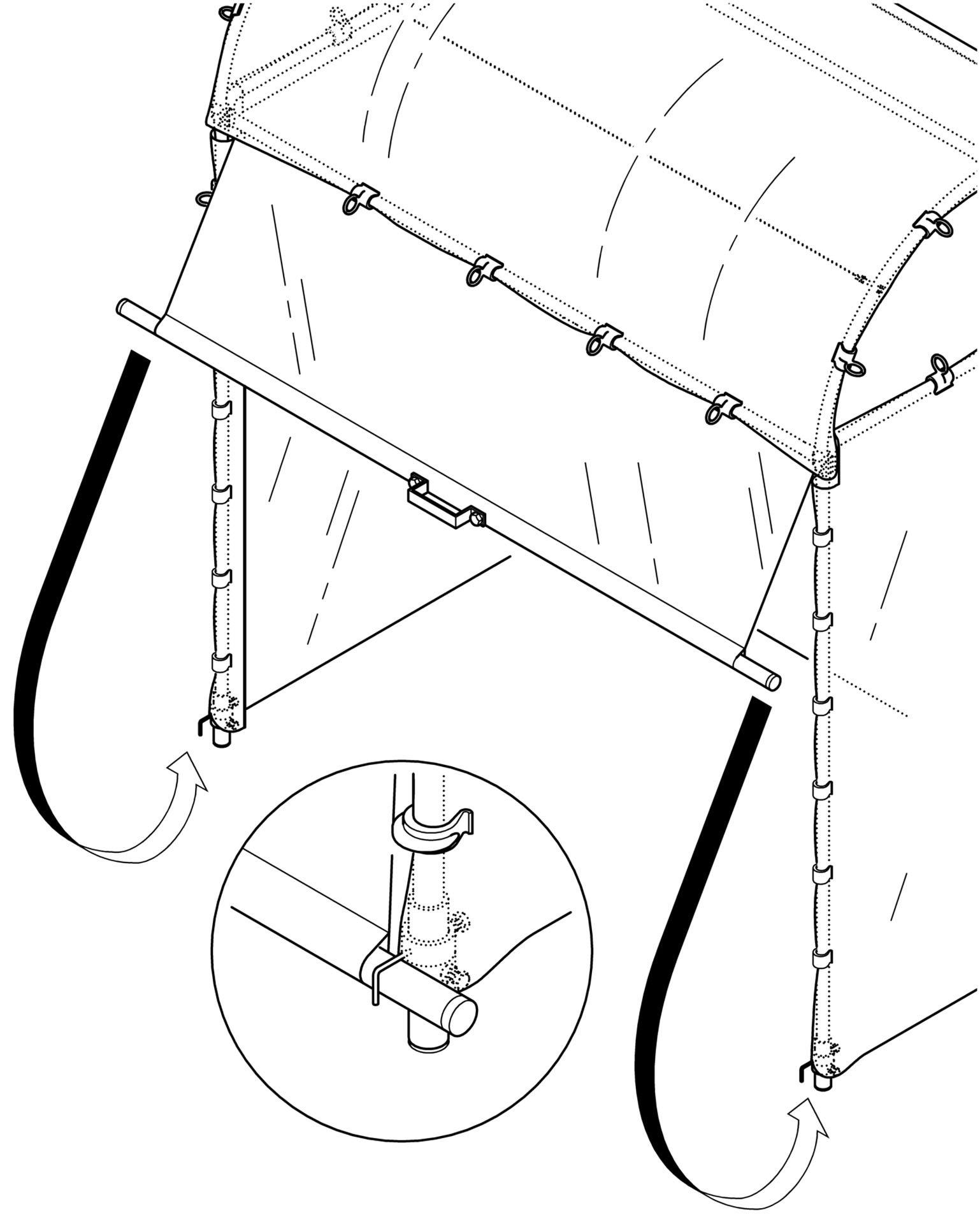 Zugrollo  zu Tomatenhaus klein 