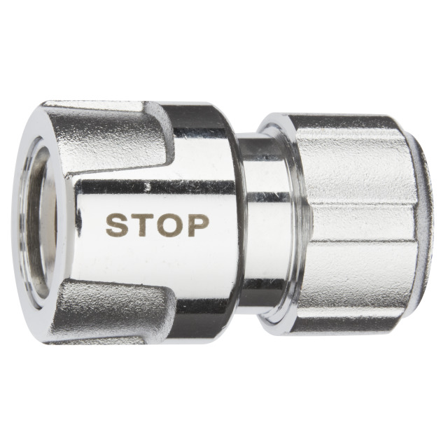 GEKA® plus Schlauchstück mit Wasserstopp 