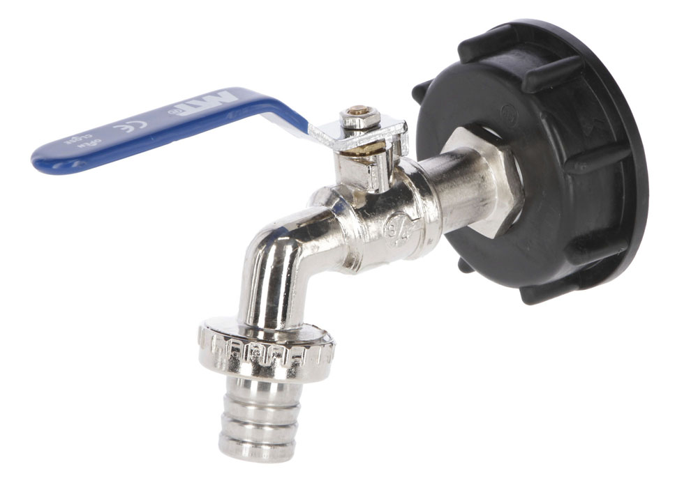 Anschlusshahn für IBC-Container 